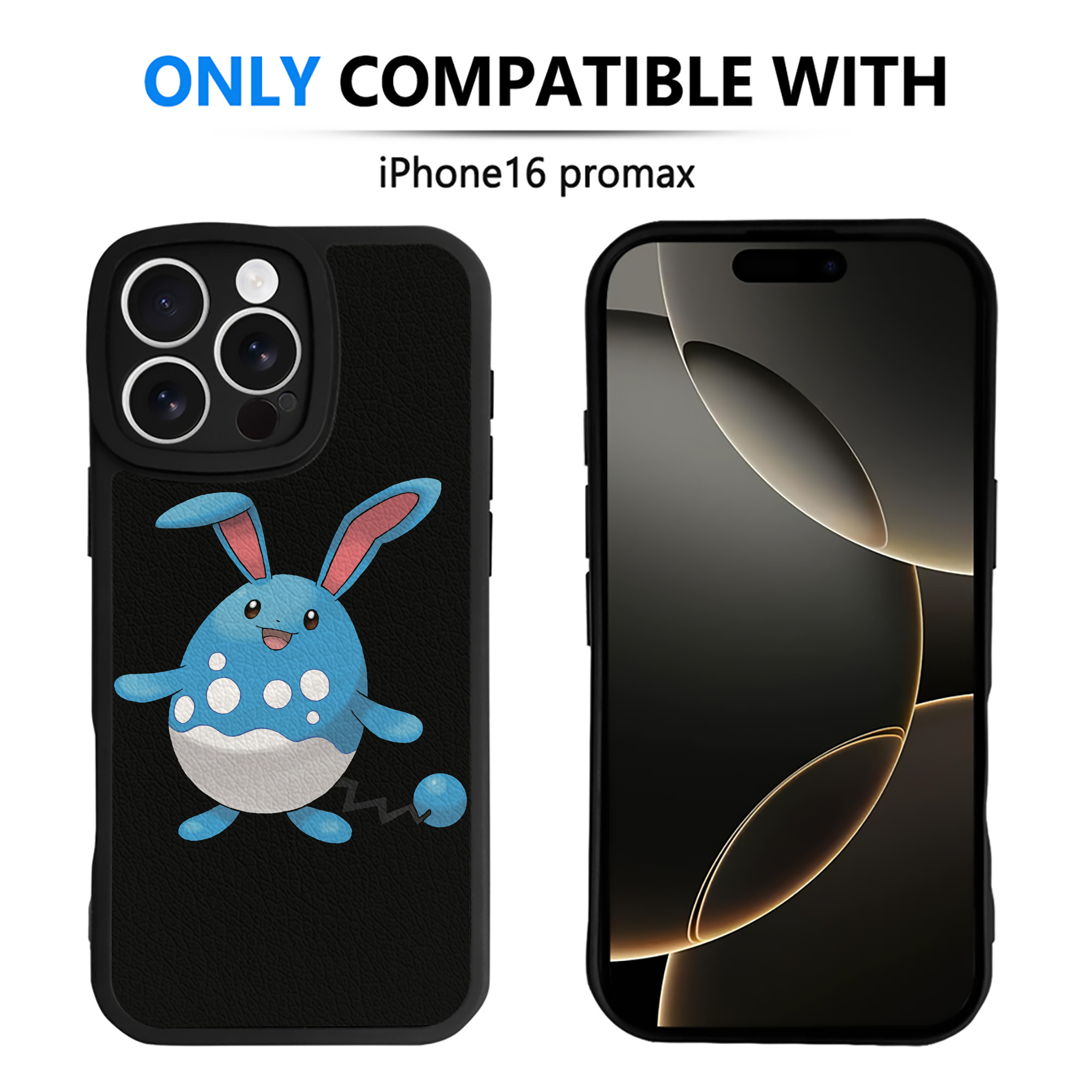 （画像用） ポケットモンスター Pokémon 【iPhone 16シリーズ対応】シリコンスマホケース（レザー調） 材質：シリコン